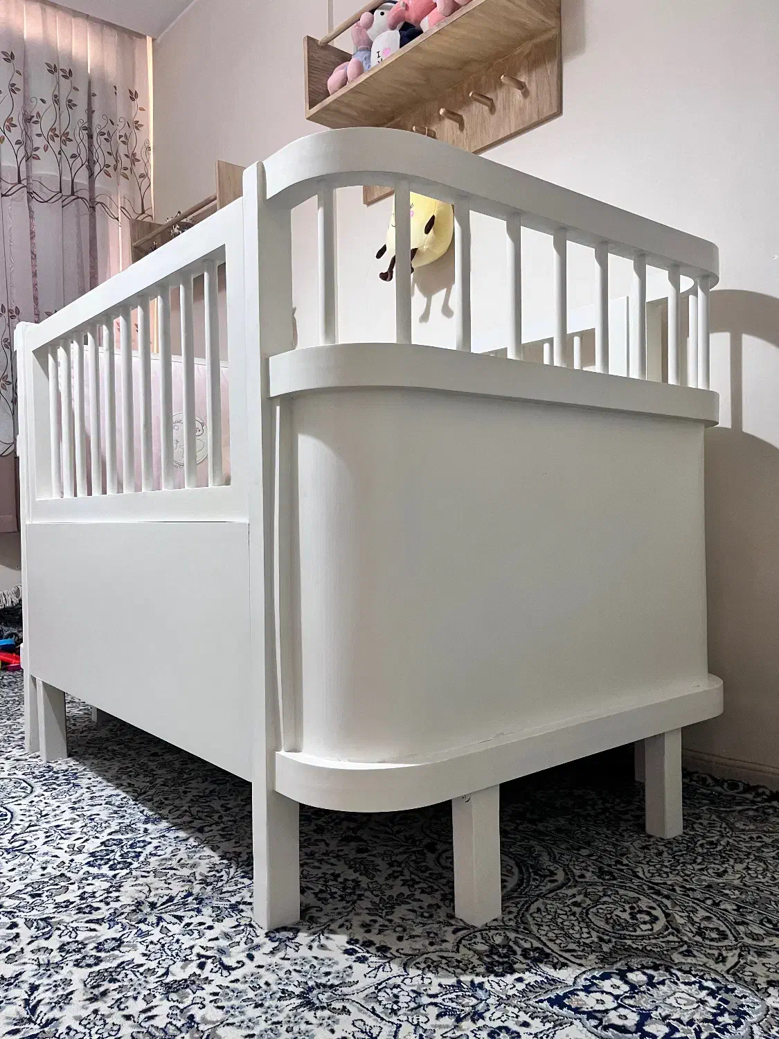 تخت نوزاد نوجوان شو همراه با تشک|تخت و صندلی بچه|تهران, کوهک|دیوار