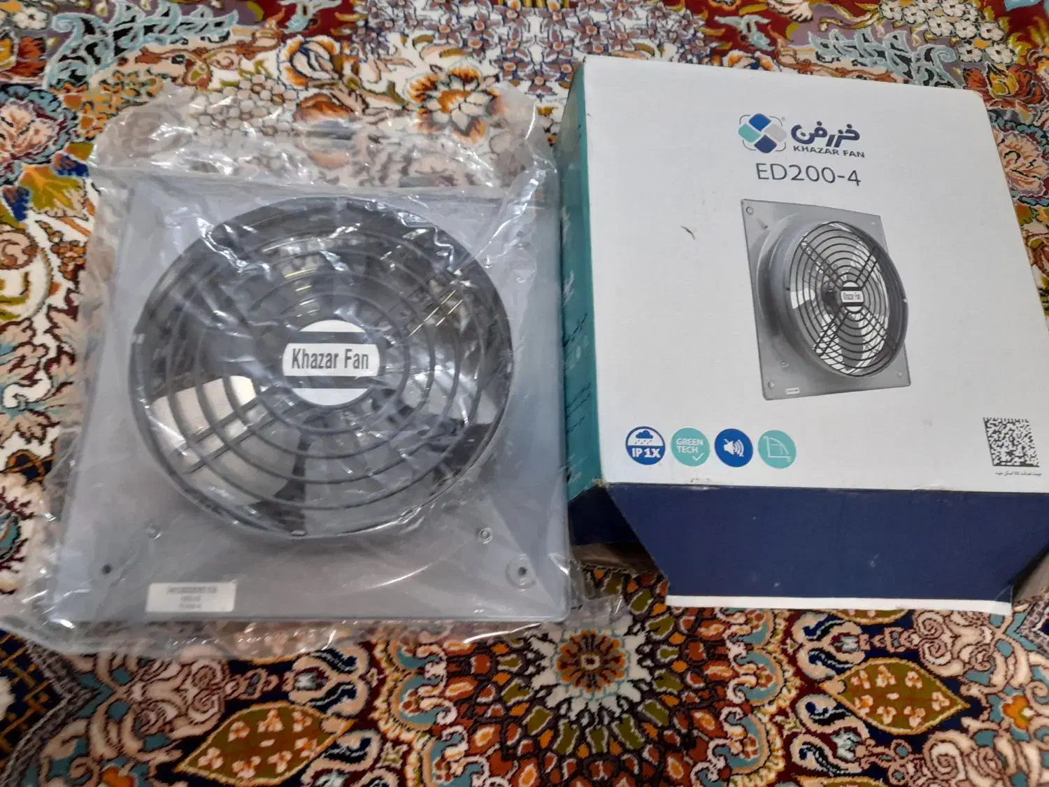 هواکش خزر فن|پنکه و تصفیه‌کنندهٔ هوا|رشت, یخسازی|دیوار