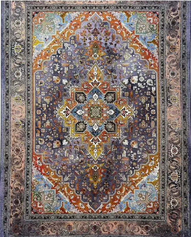 فرش فانوس فرشی بدون تغییر رنگ/کد رنگ ۳۳۲۲|فرش|شیراز, لاله|دیوار