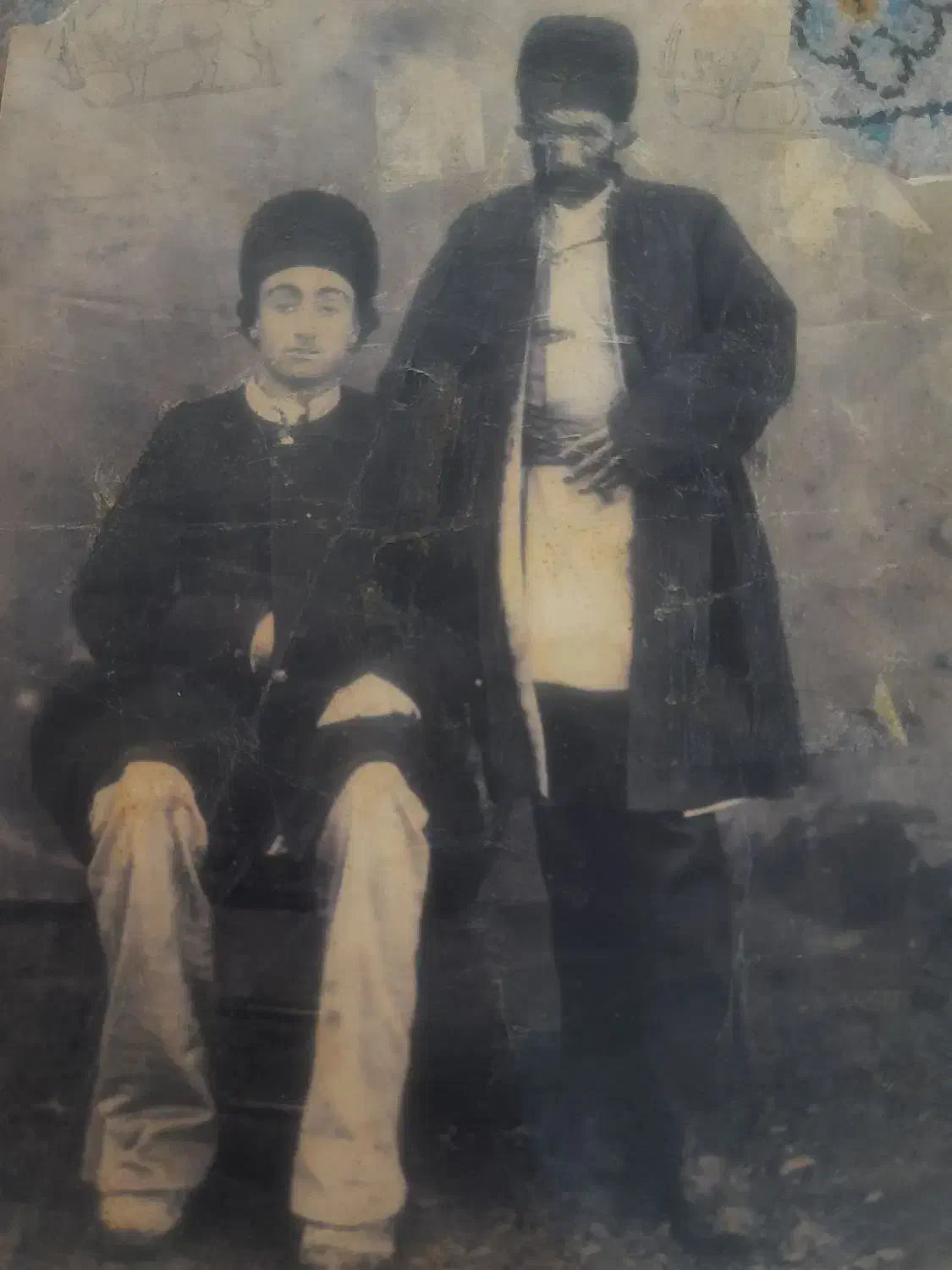 عکس قاجاری|کلکسیون اشیاء عتیقه|کرمان, |دیوار