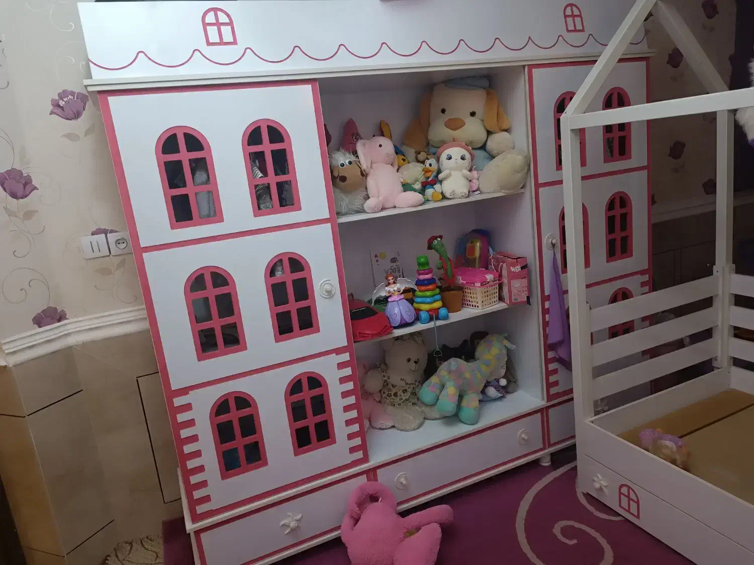 کمد کودک سه کشو|جاکفشی، کمد، دراور|لامرد, |دیوار