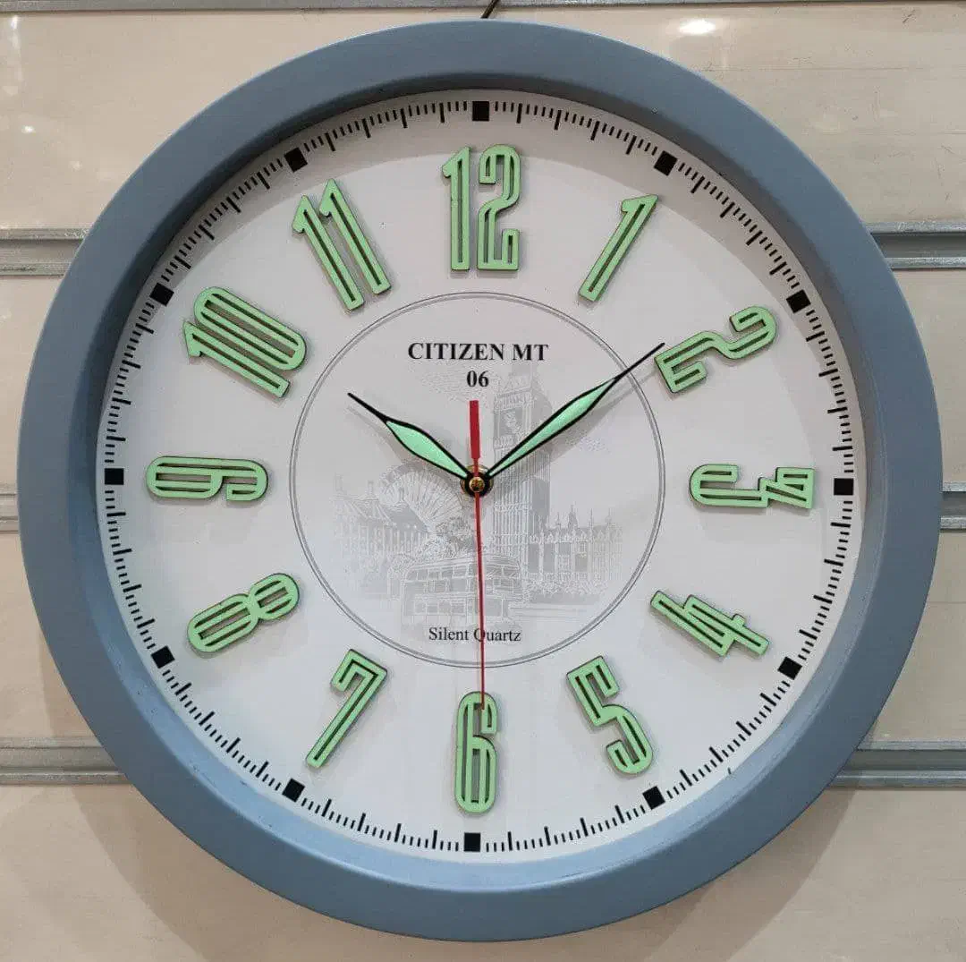 سیتیزن|ساعت دیواری و تزئینی|تهران, مینابی|دیوار
