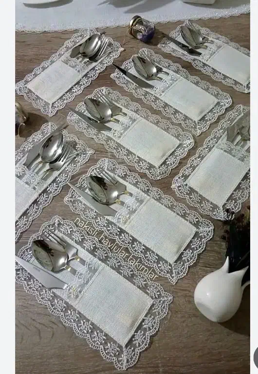 دوخت جهیزیه عروس|سفره، حوله، دستمال آشپزخانه|خمینیشهر, |دیوار