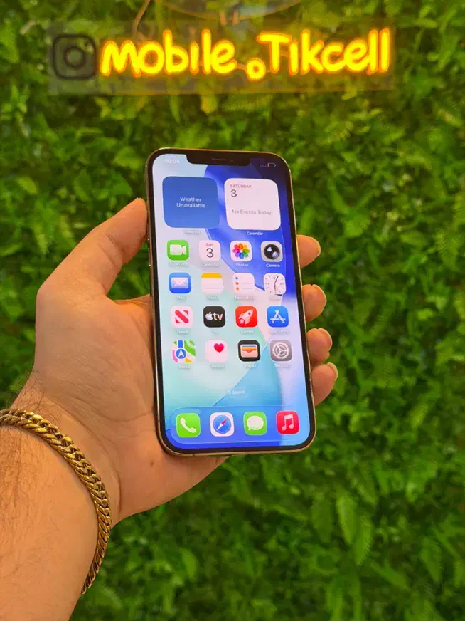 گوشی iPhone 12 Promax Za حافظه 256 گیگ دوسیم درحد|موبایل|رشت, نیروی دریایی|دیوار