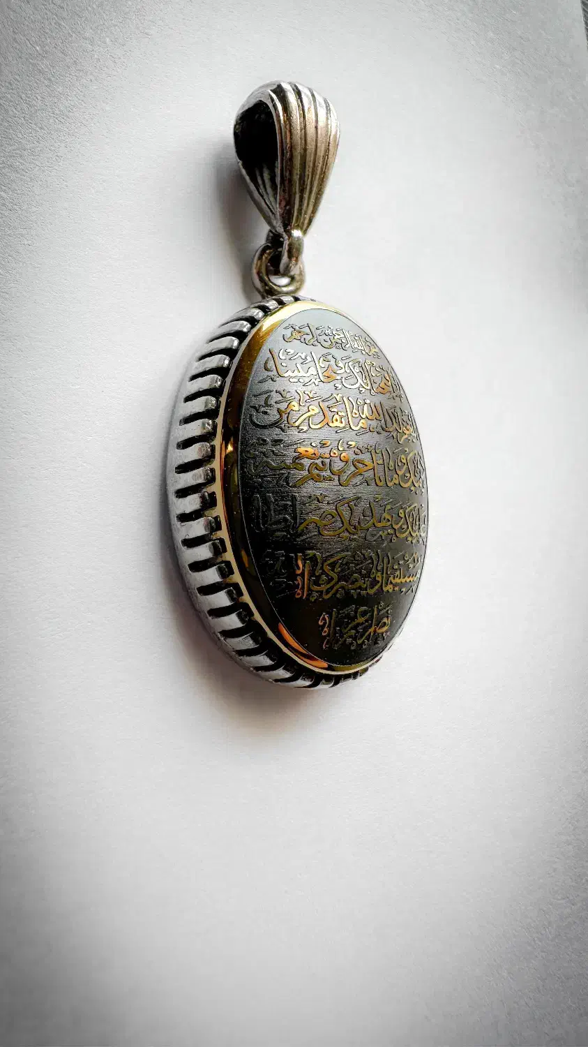 پلاک نقره، سنگ حدید صینی|جواهرات|کرج, باغستان|دیوار