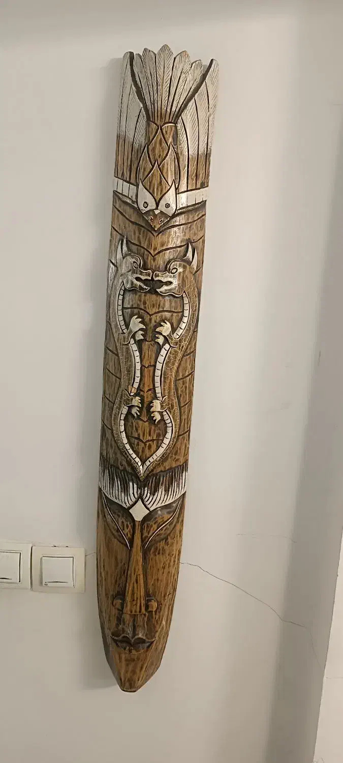 صورتک چوبی|تابلو، نقاشی، عکس|خرمآباد, |دیوار