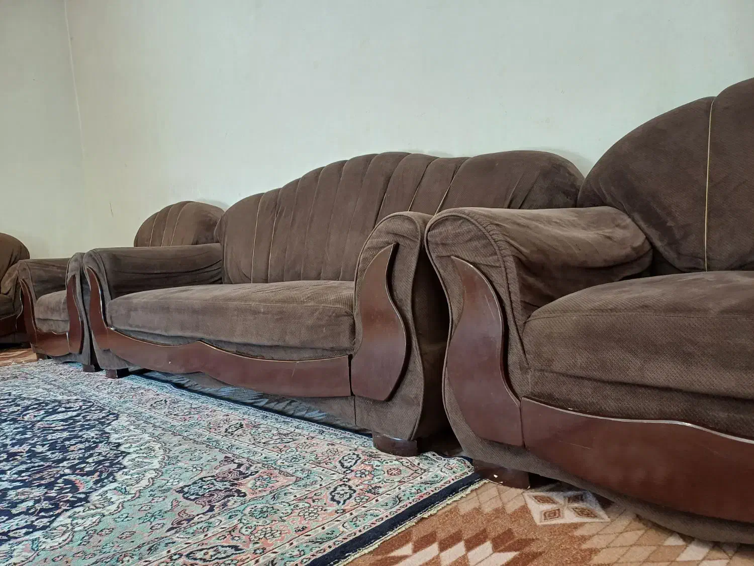 مبل ۷نفره|مبلمان خانگی و میز عسلی|مسجد سلیمان, |دیوار