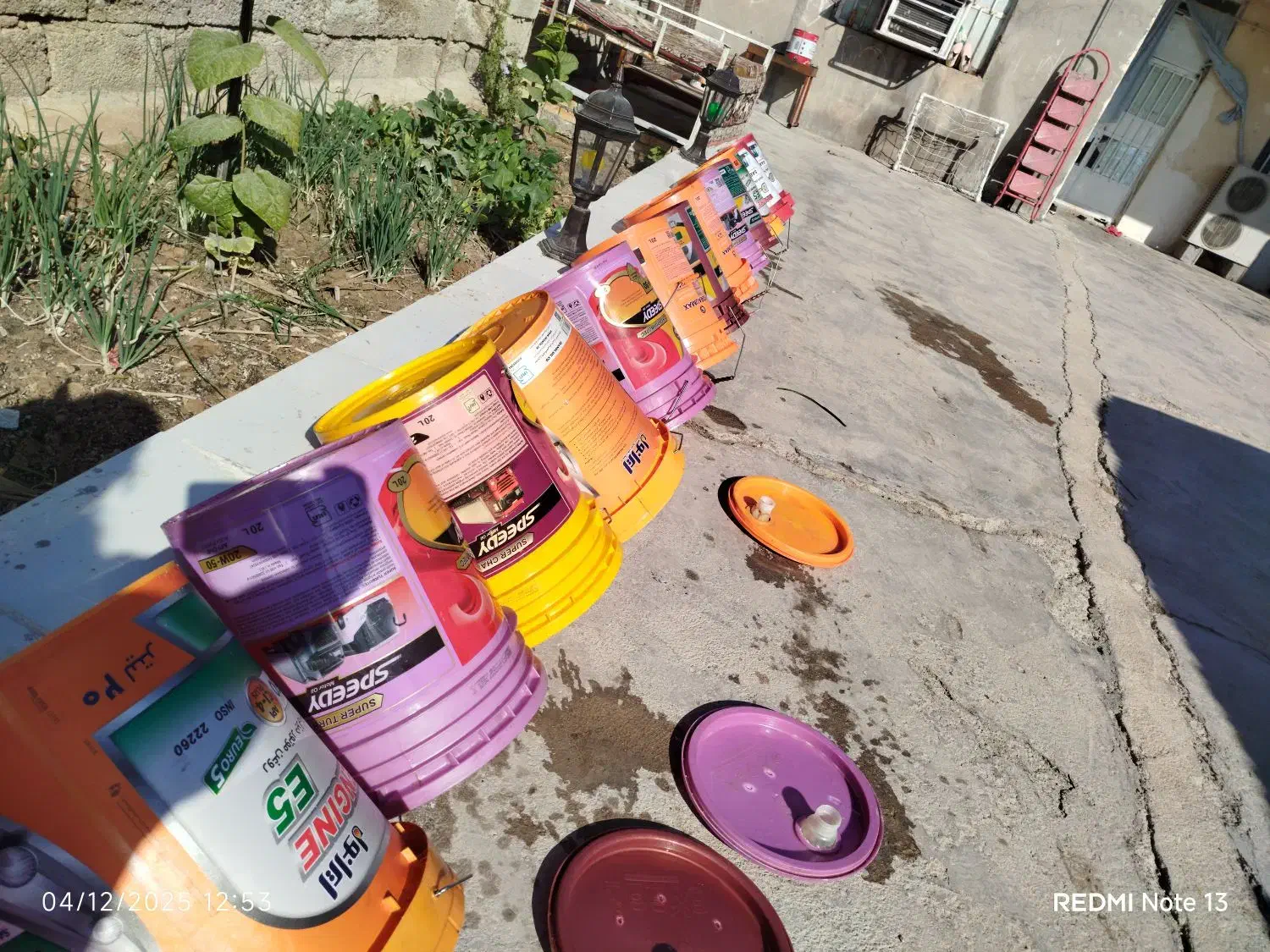 سطل محکم|ظروف نگهدارنده، پلاستیکی، یک‌بارمصرف|رامهرمز, |دیوار