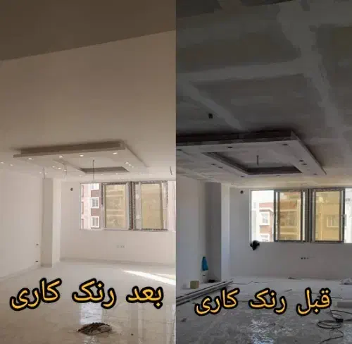 رنگ آمیزی نقاش رنگکار نقاشی ساختمان|خدمات پیشه و مهارت|شیراز, شهرک ولیعصر|دیوار