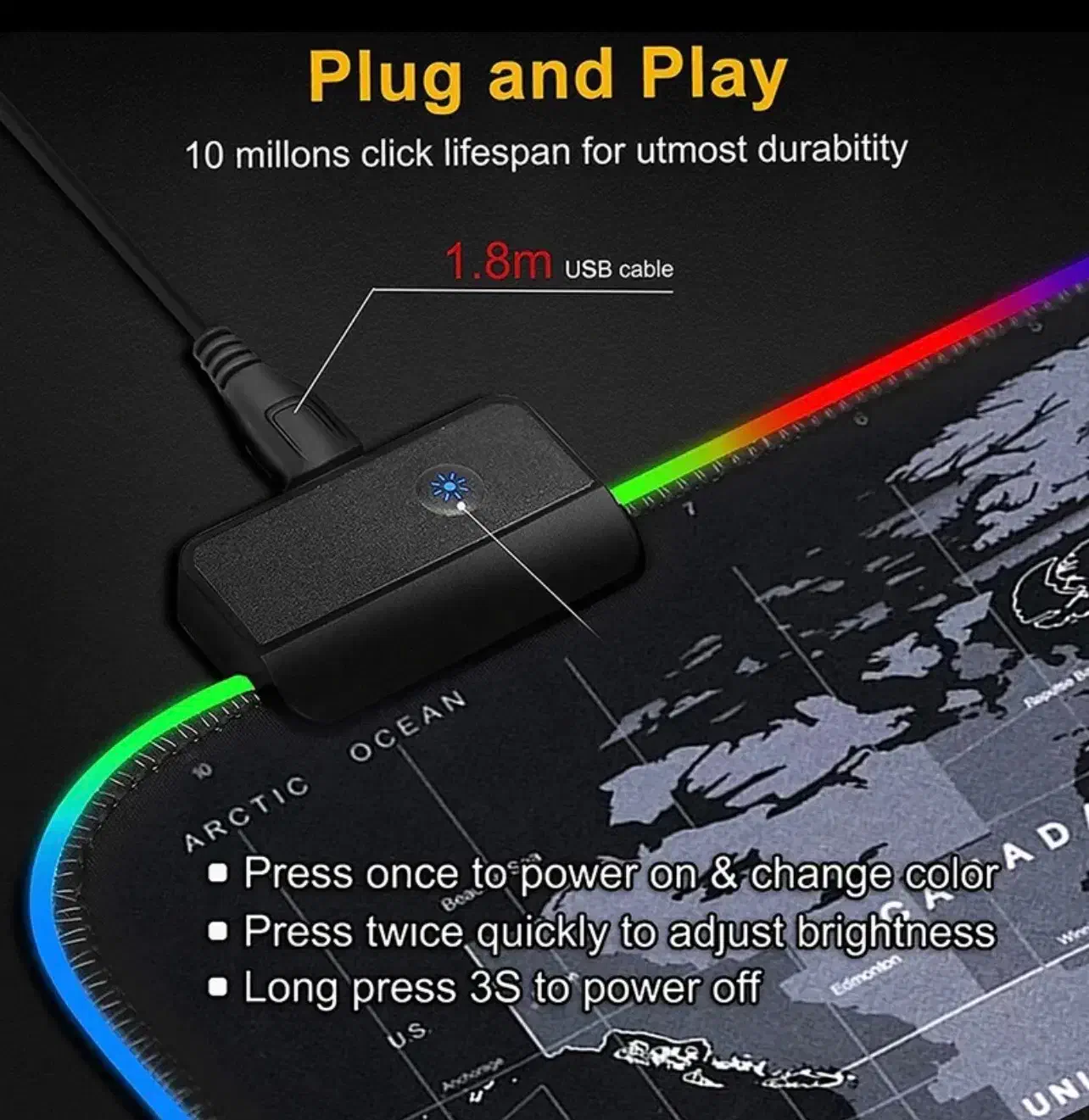 موسپد RGB gaming|قطعات و لوازم جانبی رایانه|تهران, تجریش|دیوار