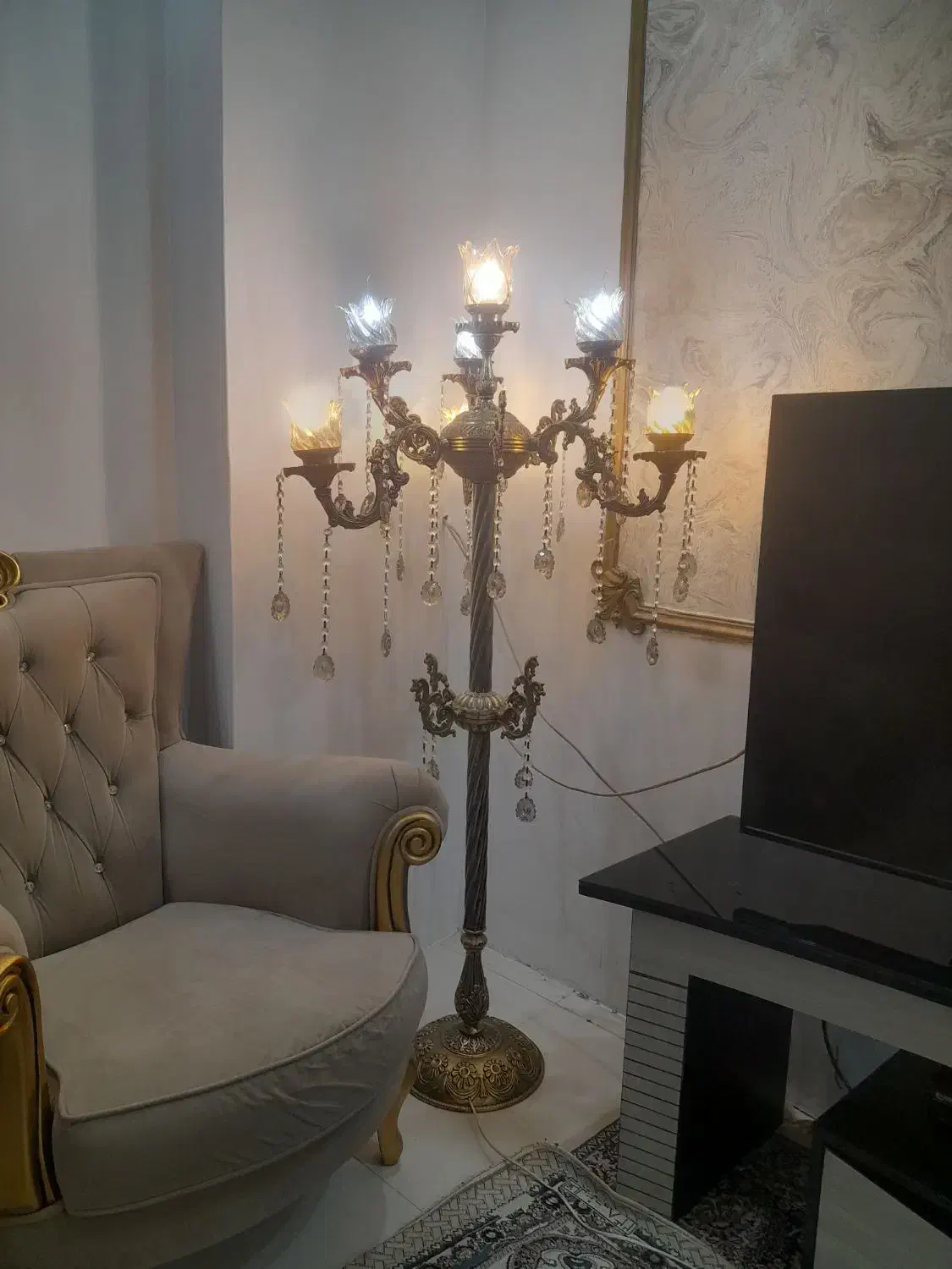 آباژور برنز|چراغ خواب و آباژور|مشهد, چهارچشمه|دیوار