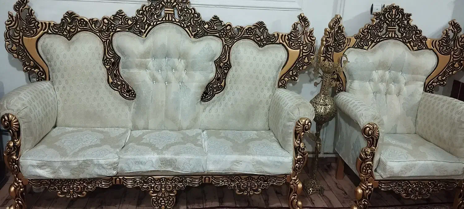 مبل سلطنتی|مبلمان خانگی و میز عسلی|مرند, |دیوار