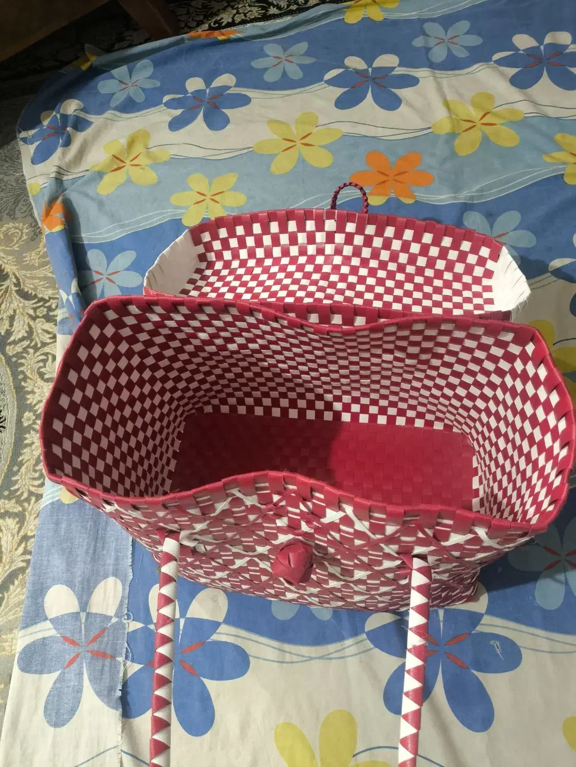 سبد حصیری|صنایع دستی و سایر لوازم تزئینی|رشت, یخسازی|دیوار