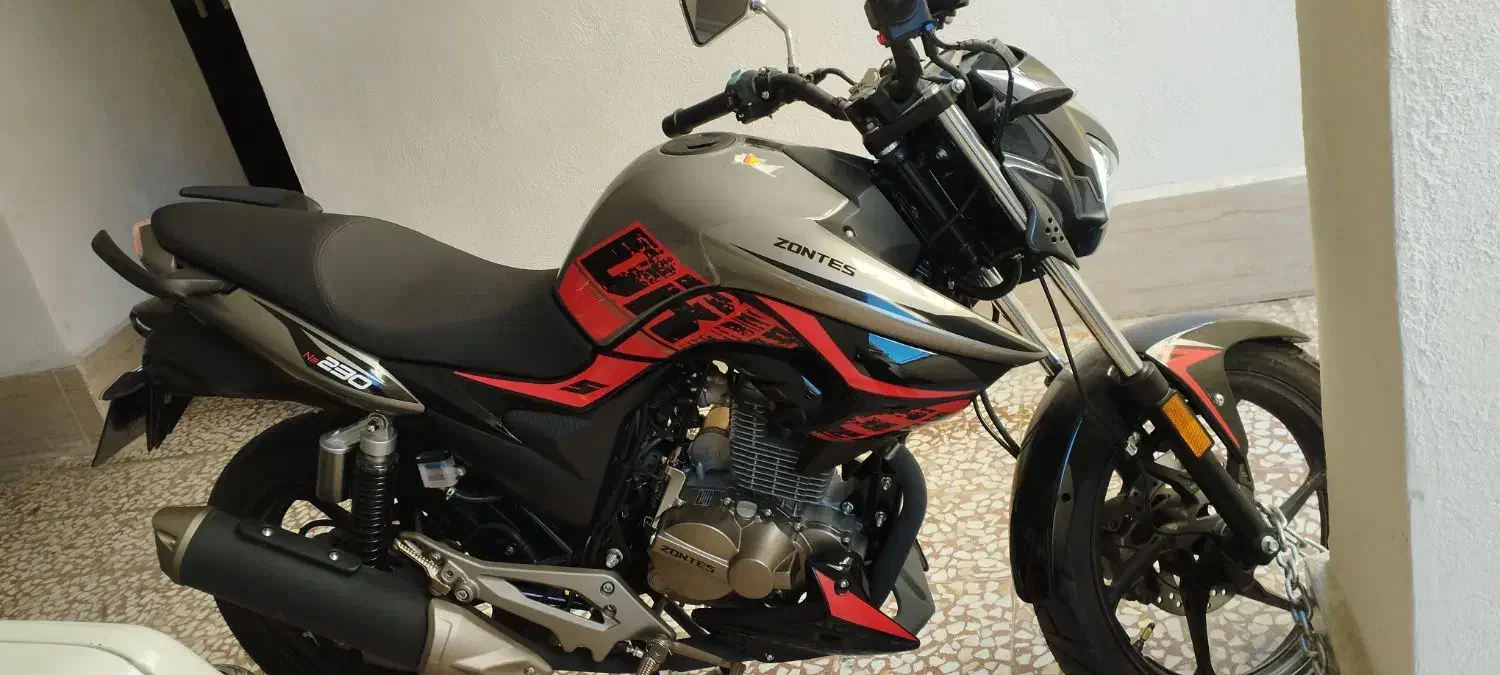 موتور زونتس|موتورسیکلت|رشت, پاستوریزه|دیوار