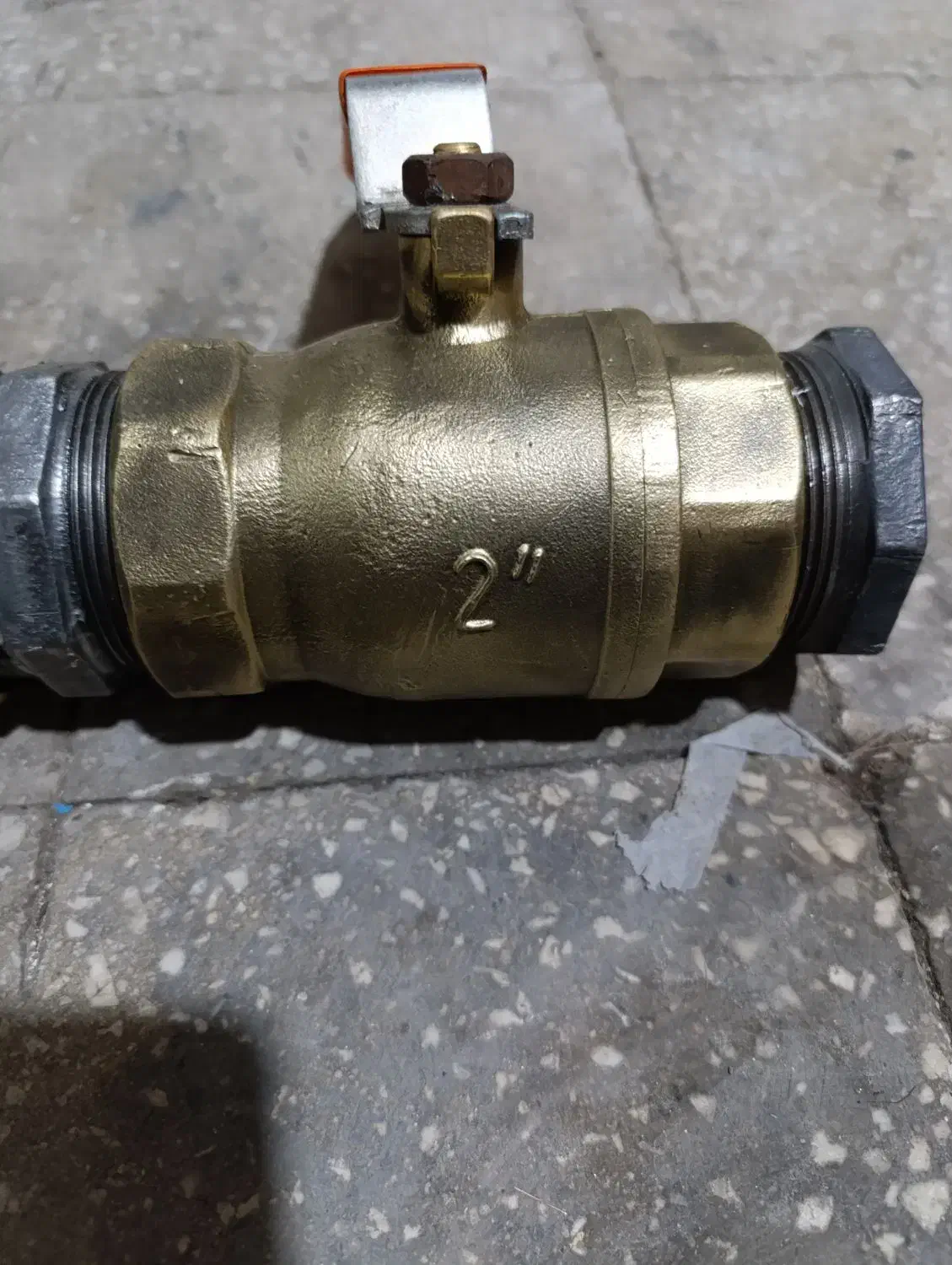 شیر گازی برنجی سنگین 2 اینچ|مصالح و تجهیزات ساختمان|آران و بیدگل, |دیوار