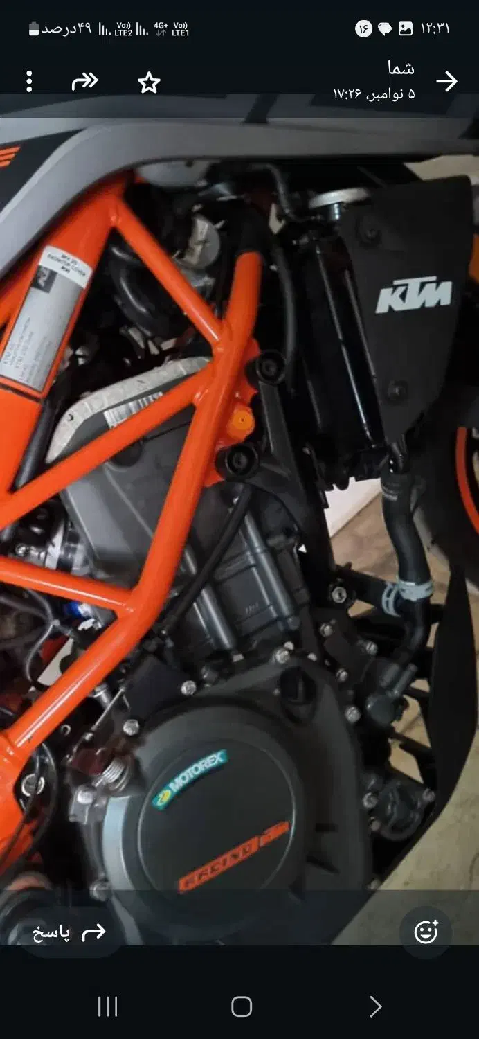 کی تی ام دوک ۲۵۰|موتورسیکلت|تهران, جی|دیوار