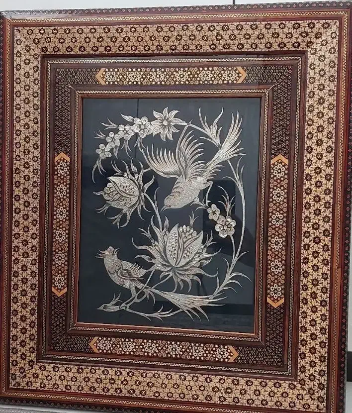 تابلو قلم زنی، خاتم|صنایع دستی و سایر لوازم تزئینی|مشهد, سرافرازان|دیوار