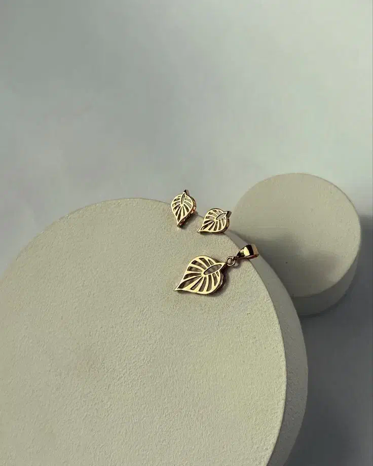 نیم ست ۸۰۰سوتی طلا با اجرت اقتصادی|جواهرات|تهران, میدان ولیعصر|دیوار