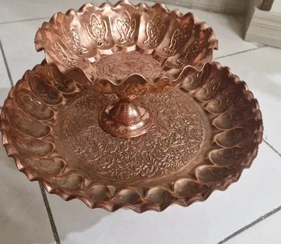 ظروف پذیرایی مسی نو دکور بوده|ظروف سرو و پذیرایی|ورامین, ورامین|دیوار