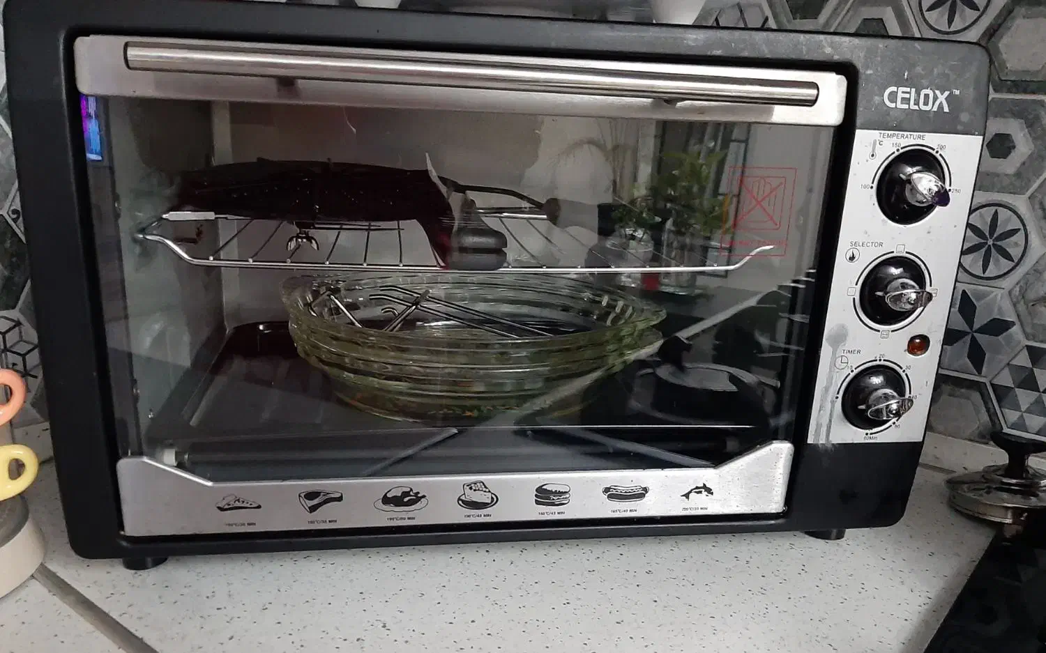 آون توستر بزرگ|اجاق گاز و لوازم برقی پخت‌وپز|رشت, رشتیان|دیوار