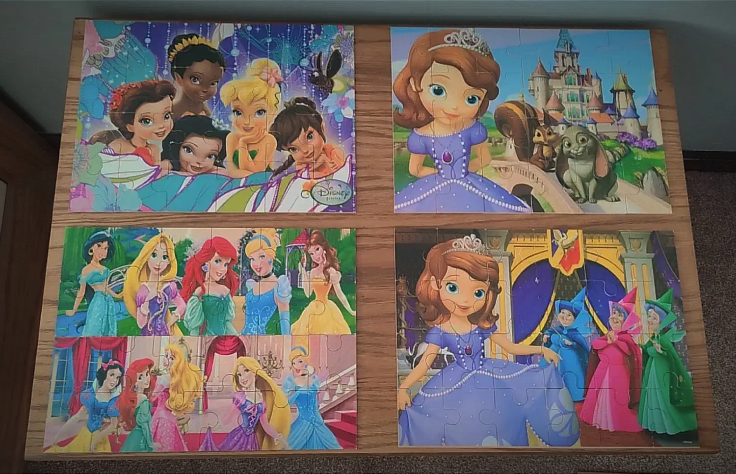 ۴ عدد پازل خارجی با کیفیت چوبی( نو و سالم) با جعبه|اسباب‌‌بازی|تهران, پردیسان|دیوار