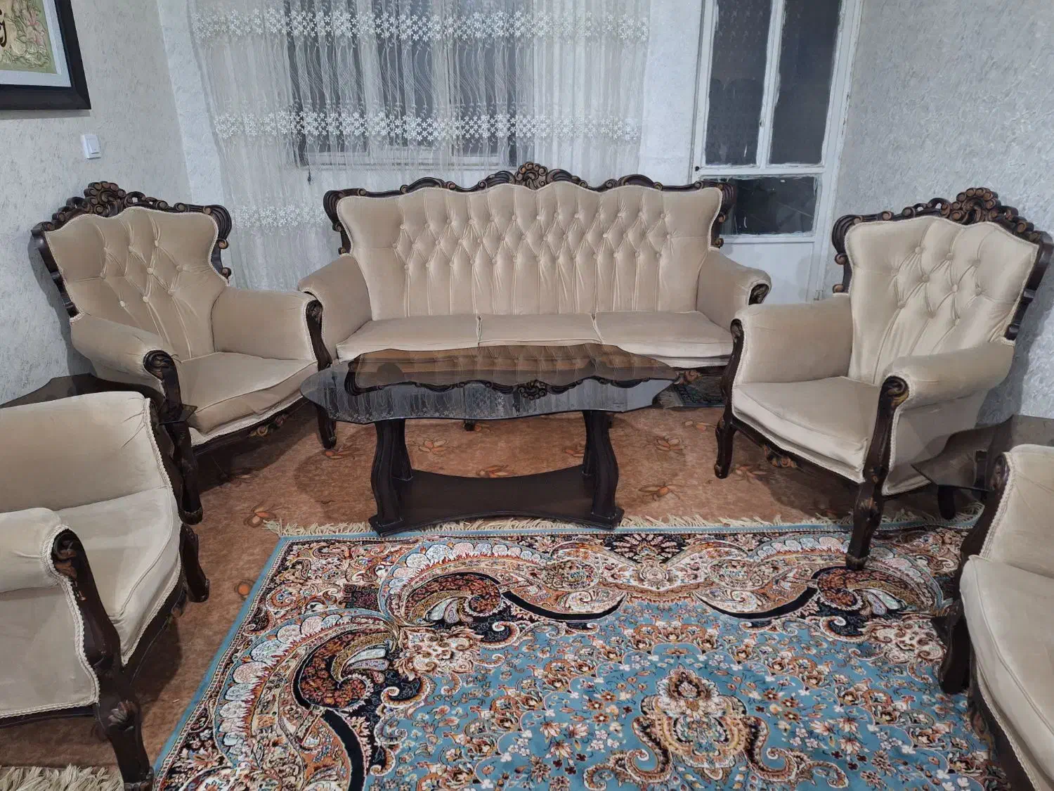 مبل استیل درحدنو|مبلمان خانگی و میز عسلی|مشکیندشت, |دیوار