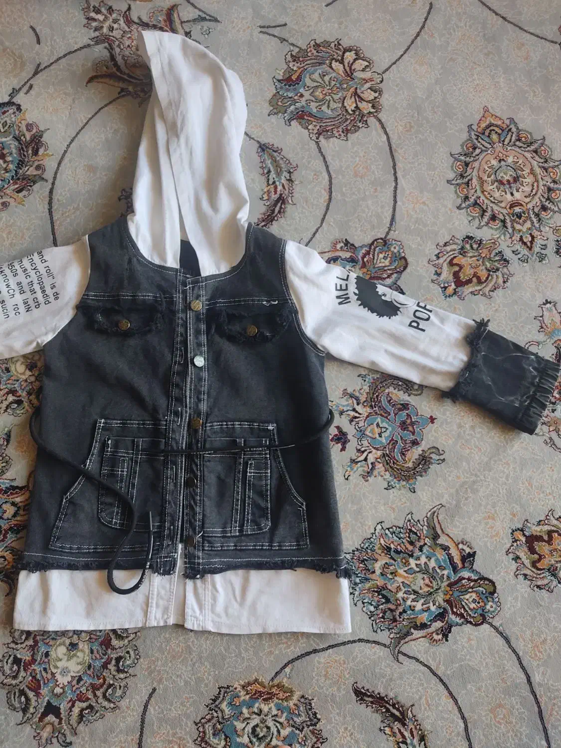 کاپشن وشلوار لی دخترانه|لباس|برخوار, |دیوار