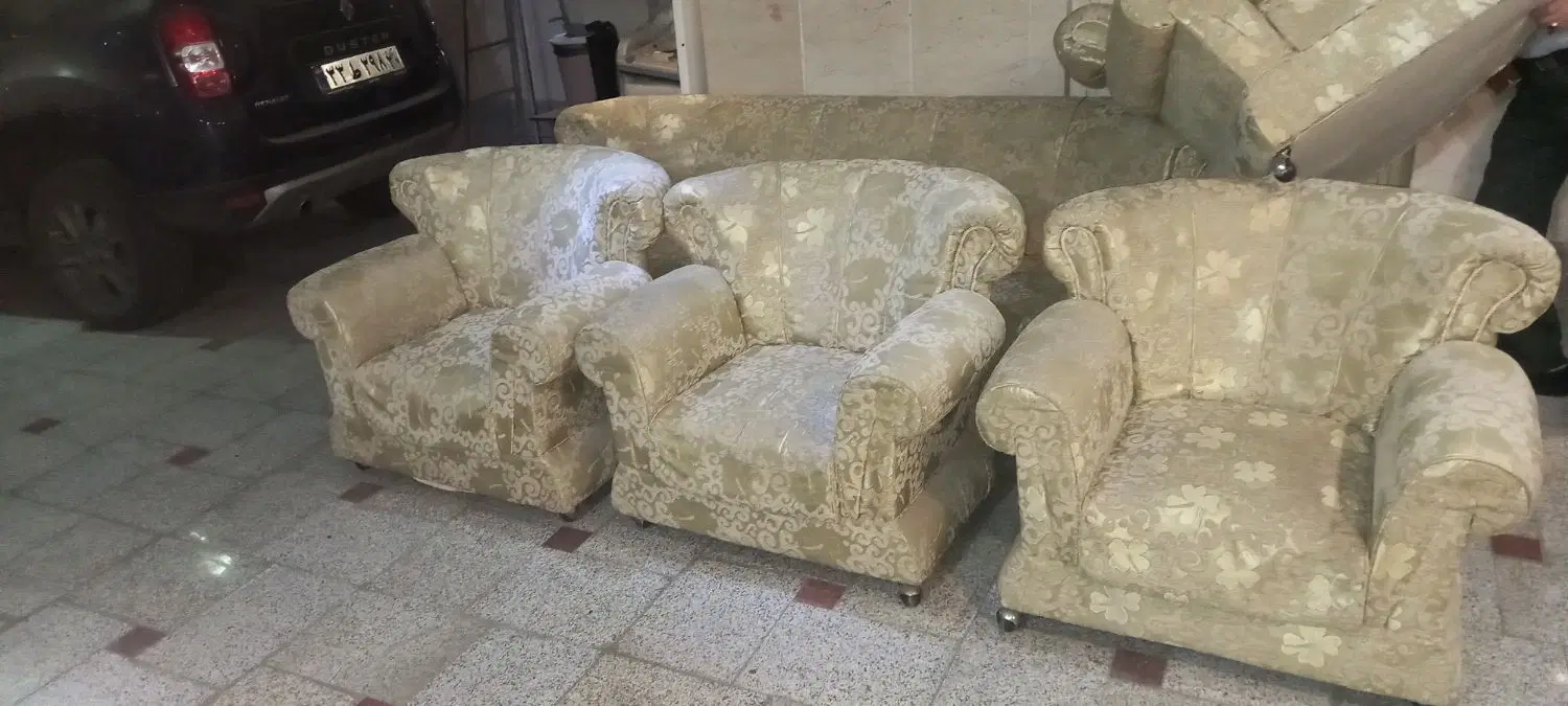 مبل ۸ نفره تمیزوشیک بدون نقص در پیروزی|مبلمان خانگی و میز عسلی|تهران, پرستار|دیوار