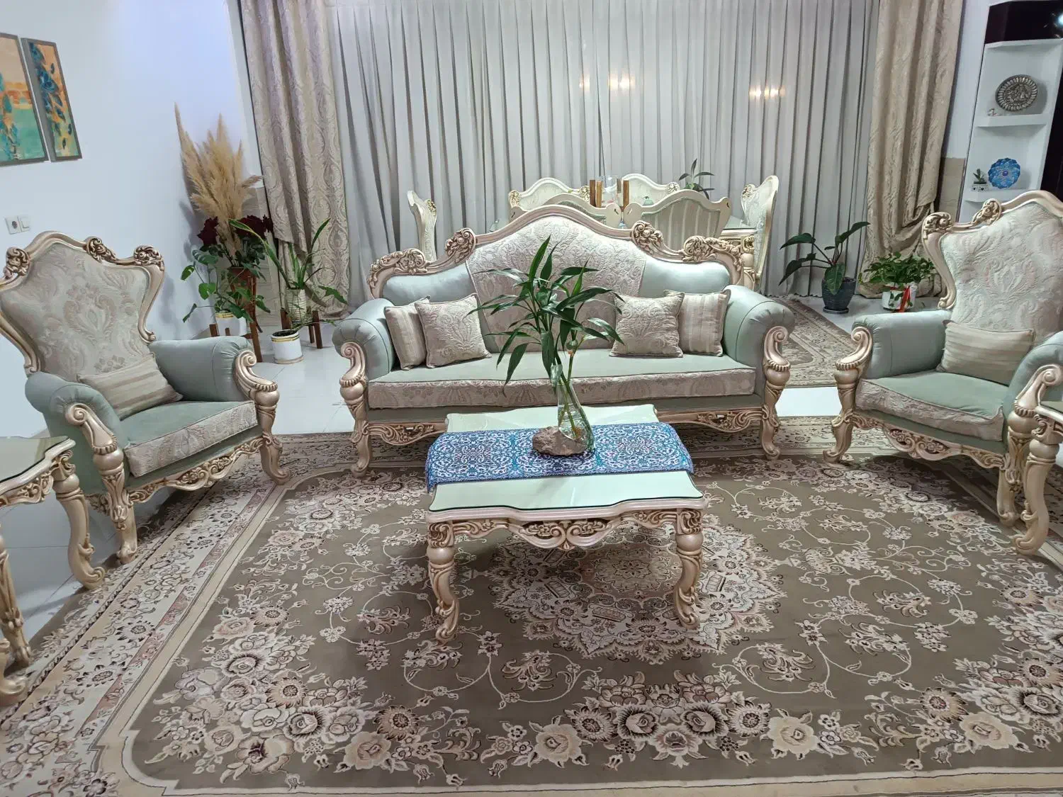 فروش مبل سلطنتی|مبلمان خانگی و میز عسلی|رباط‌کریم, رباط‌کریم|دیوار