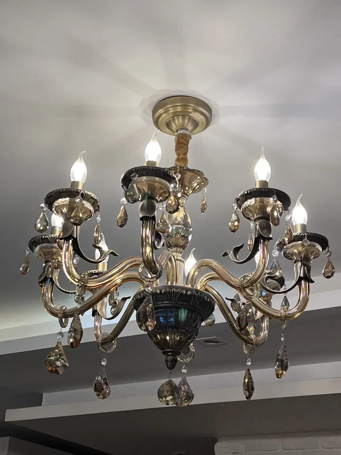 یک جفت لوستر خارجی ۱۵ و ۸ شاخه|لوستر و چراغ آویز|تهران, شهر زیبا|دیوار