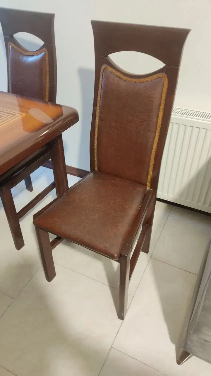 میز غذاخوری شیش نفره چوب|میز و صندلی غذاخوری|پردیس, فاز ۹|دیوار