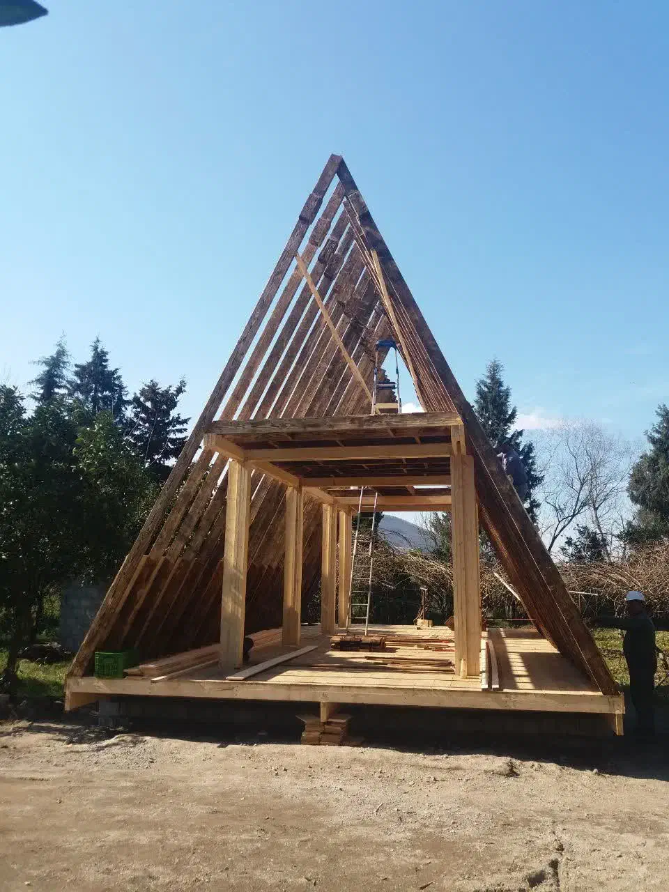 ساخت ساختمانهای چوبی زگالی مدرن|خدمات پیشه و مهارت|تهران, نصرت|دیوار