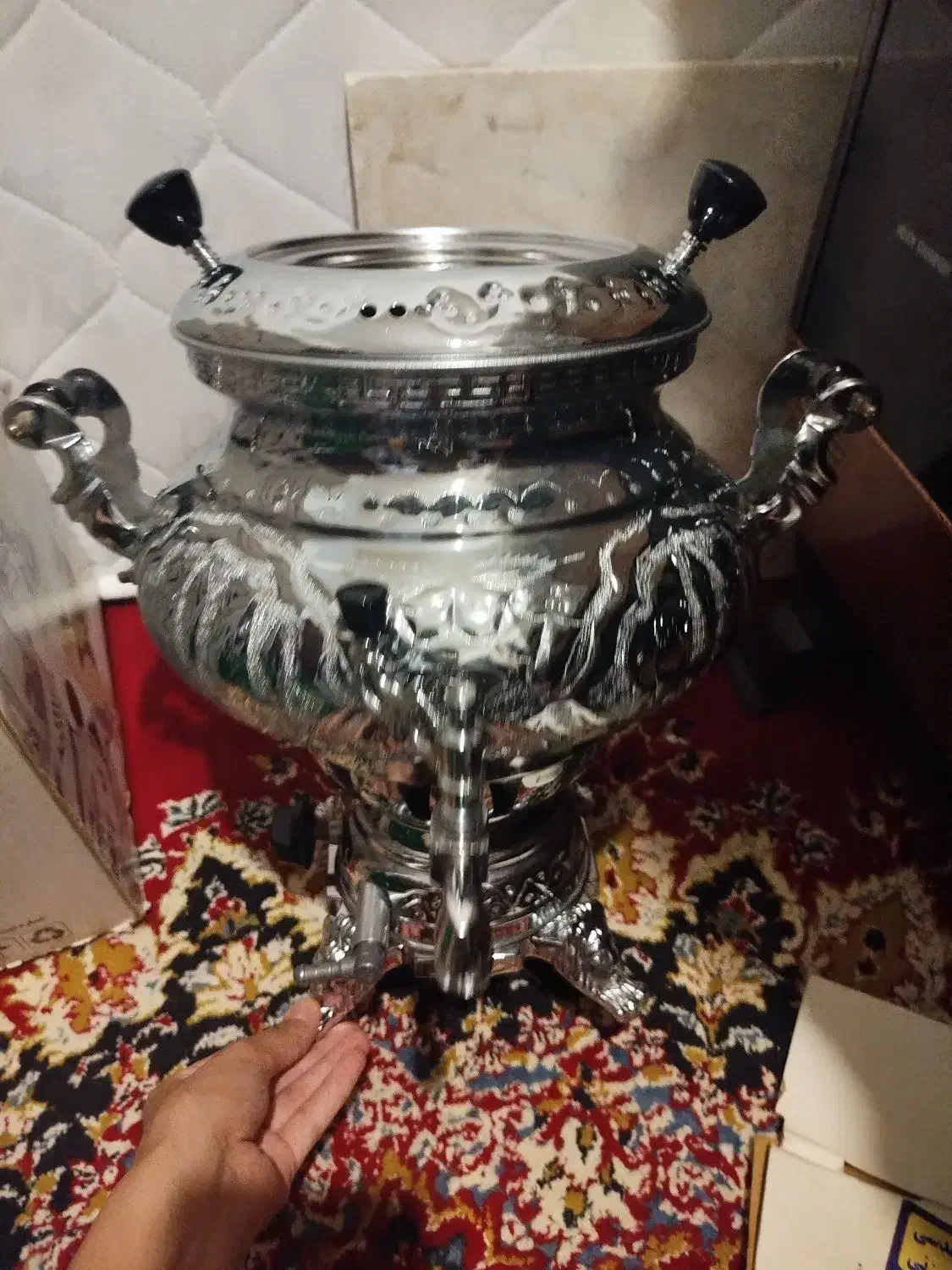 سماور نو و آبمیوه گیر پارس خزر|سماور، چای‌ساز، قهوه‌ساز|نورآباد, |دیوار