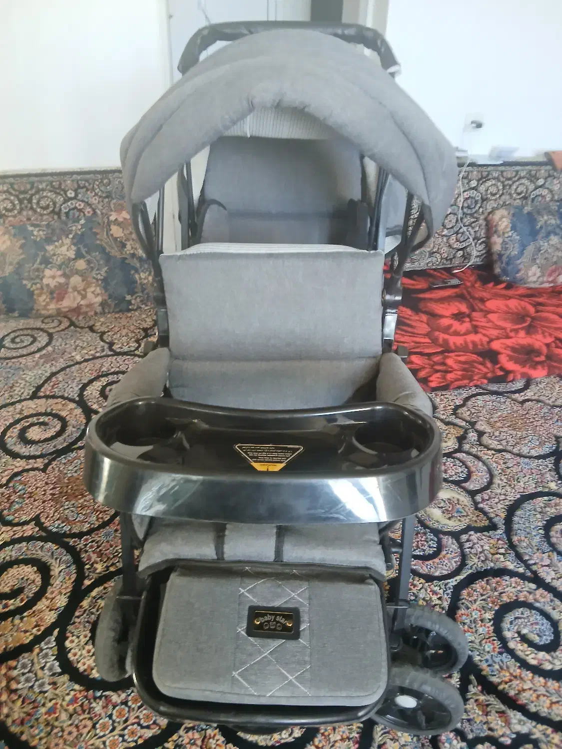 کالسکه دو قلو در حد نو|کالسکه و لوازم جانبی|همدان, |دیوار