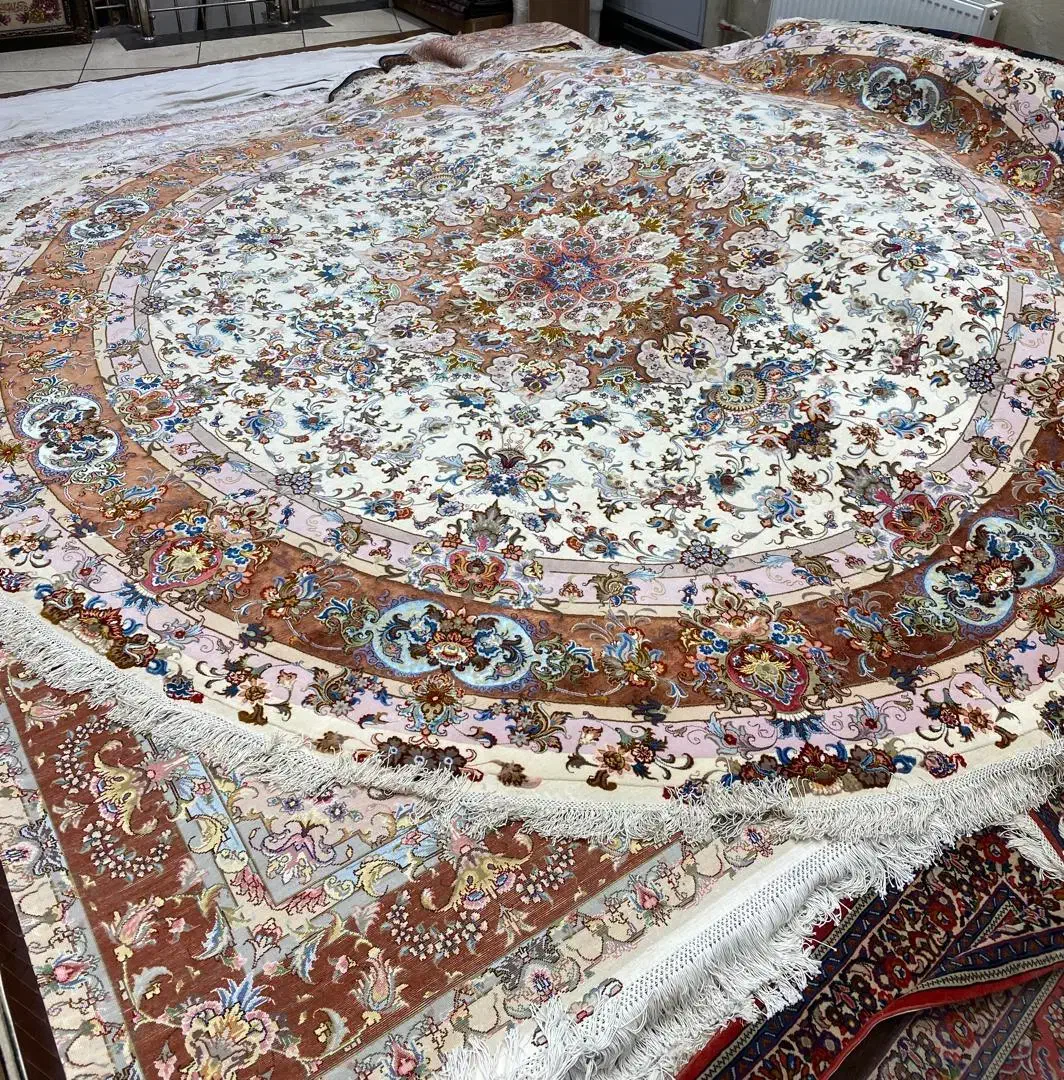 دایره ۳/۵×۳/۵ خطیبی|فرش|تبریز, |دیوار