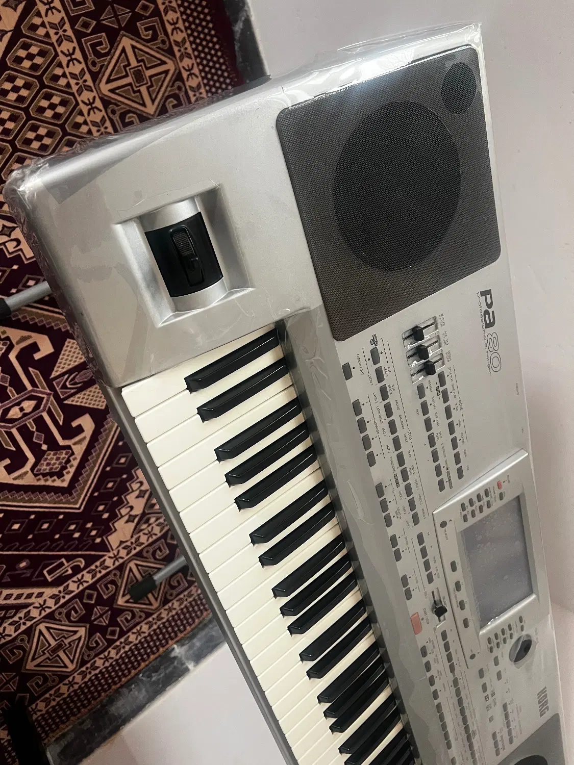 ارگ  pa80 korg|پیانو، کیبورد، آکاردئون|بندر گناوه, |دیوار