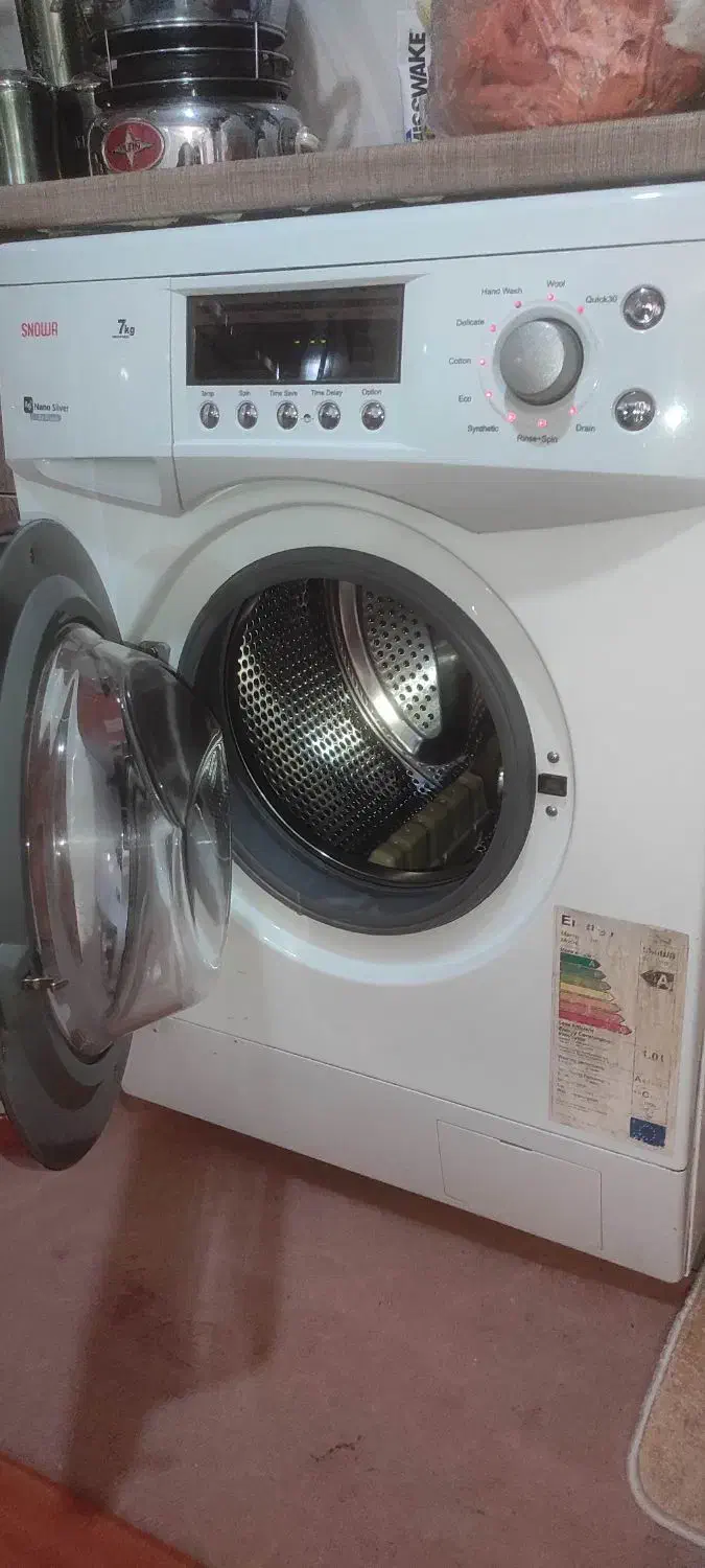 ماشین لباسشویی|ماشین لباسشویی و خشک‌کن لباس|خسروشاه, |دیوار