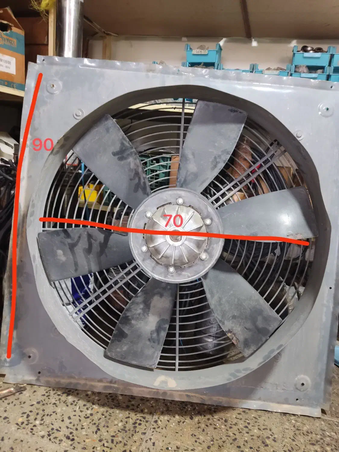 هواکش صنعتی سەفاز|ماشینآلات صنعتی|مهاباد (آذربایجان غربی), |دیوار