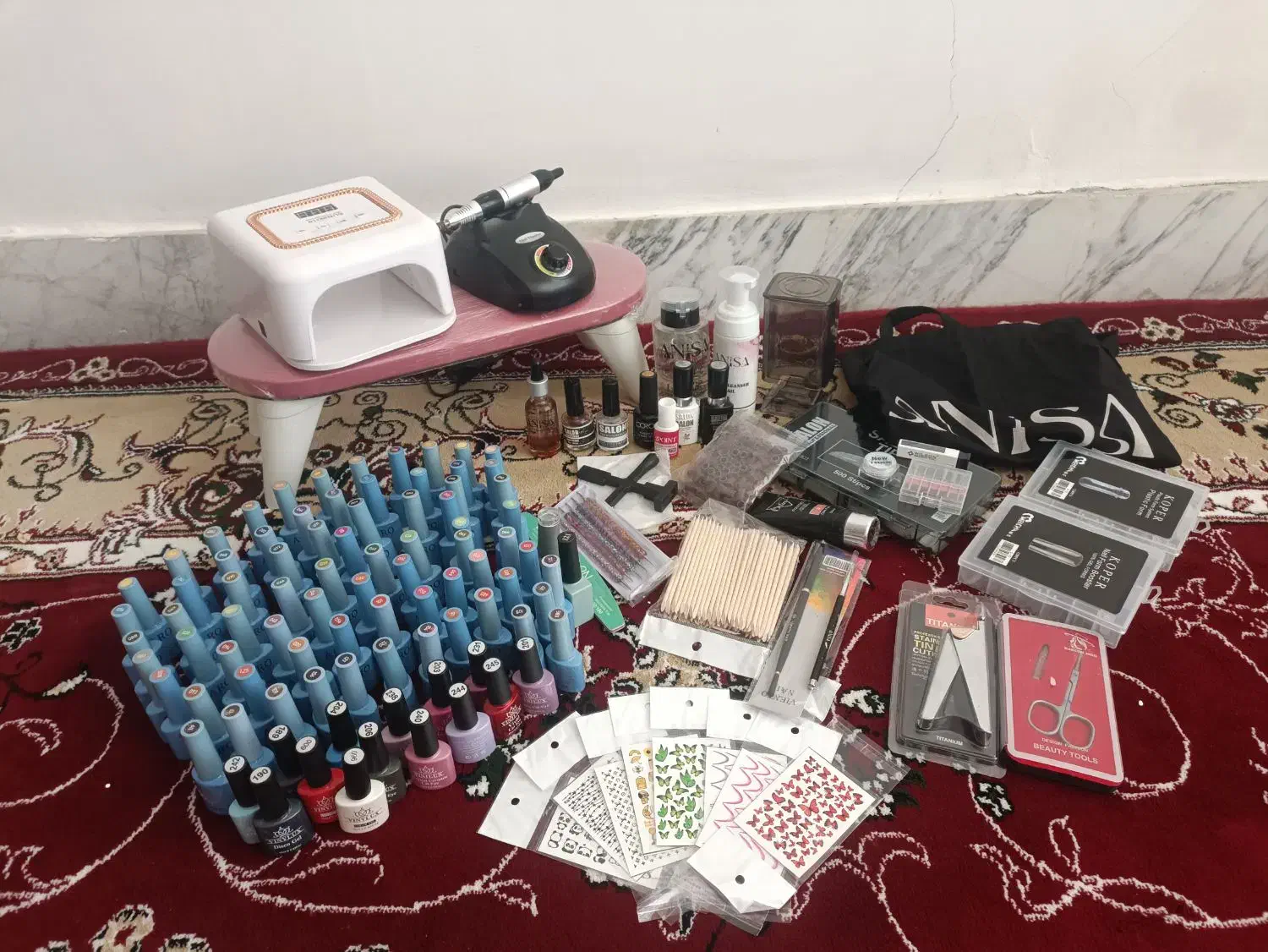 وسایل کاشت ناخن|آرایشی، بهداشتی، درمانی|ملایر, |دیوار