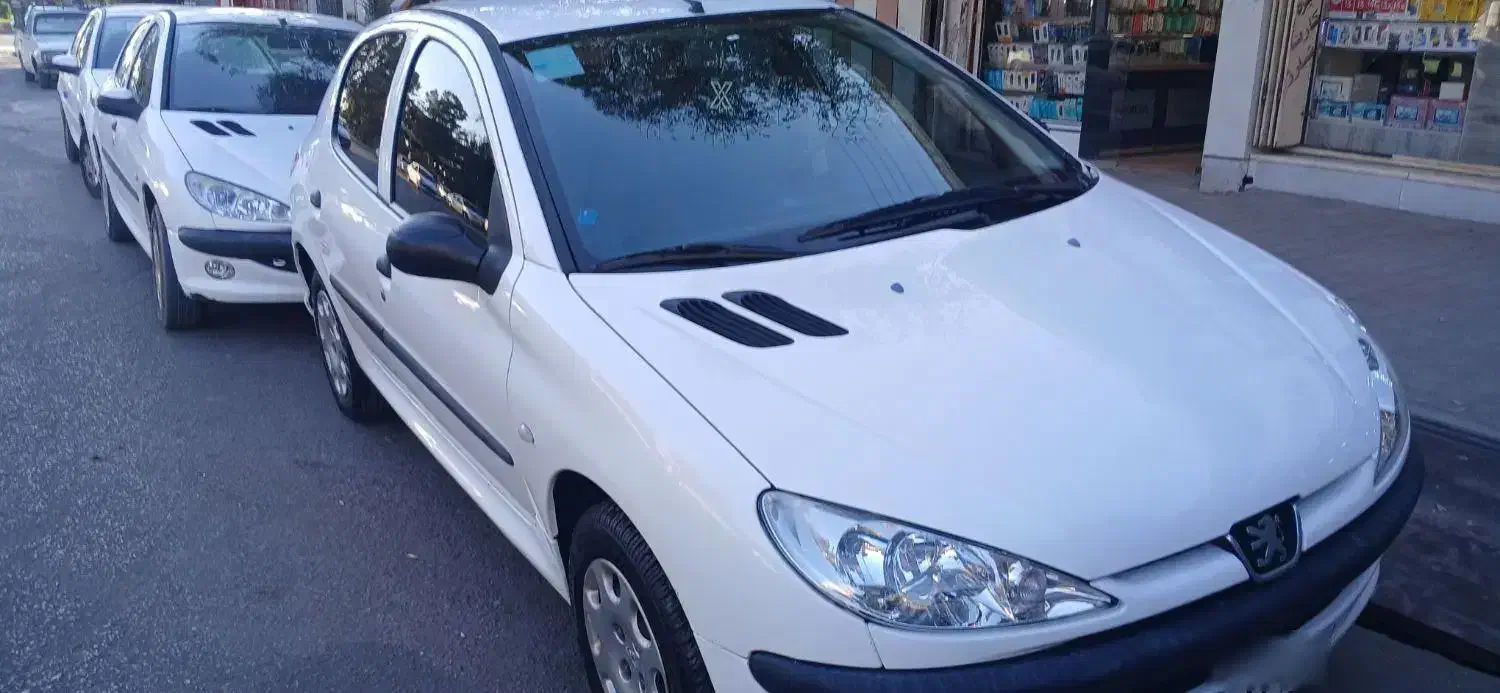 پژو ۲۰۶ تیپ ۲ سفید ۹۶ در حد|خودرو سواری و وانت|سیرجان, |دیوار