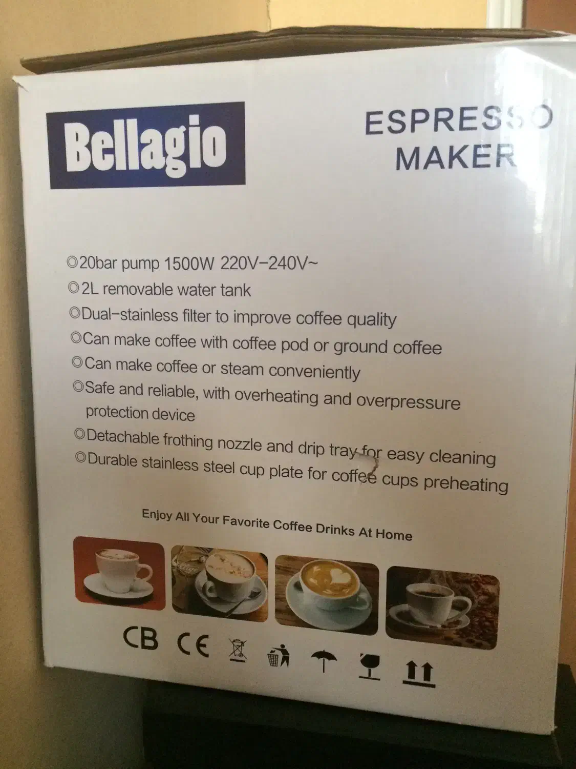 اسپرسوساز bellagio|سماور، چای‌ساز، قهوه‌ساز|تهران, هروی|دیوار