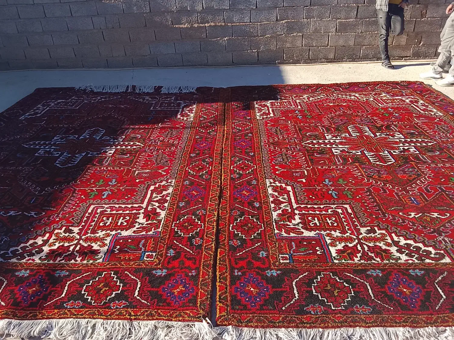 یک جفت فرش دستباف 9متری اعلا در بیلوردی|فرش|خواجه, |دیوار