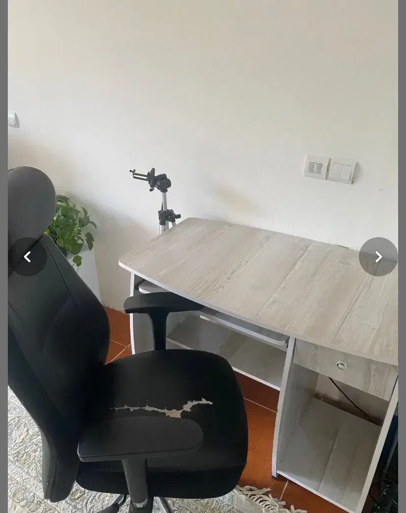 میز تحریر و صندلی|میز تحریر و کامپیوتر|چالوس, |دیوار