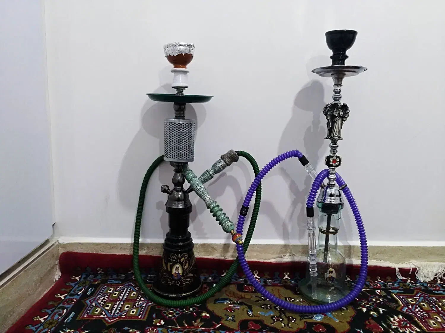 دو عدد قلیان سوپاپ دار|کلکسیون و سرگرمی|مسجد سلیمان, |دیوار
