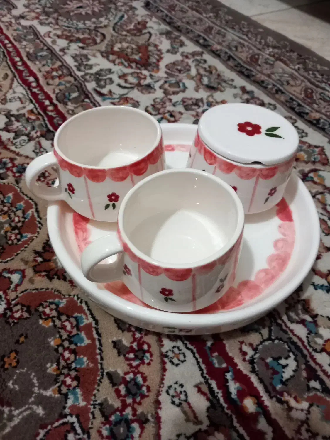 ست دو نفره چای خوری|ظروف سرو و پذیرایی|جعفرآباد, |دیوار