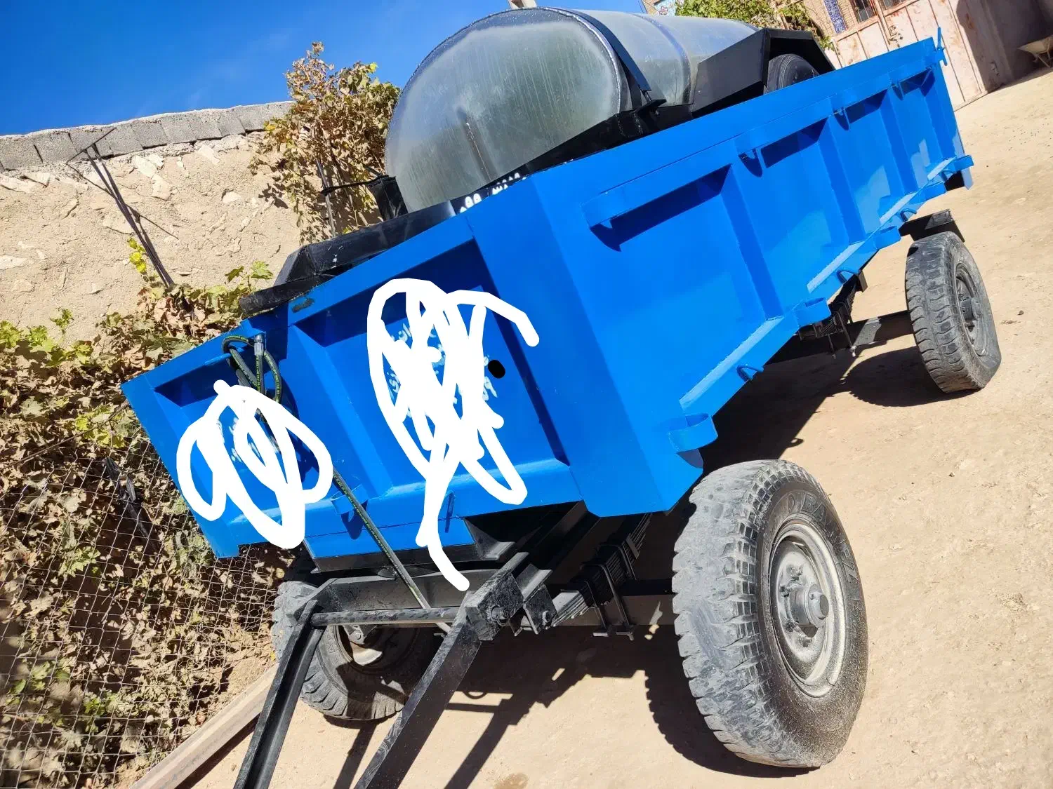 تریلی خشک چهار چرخ تک جک کمپرسی عقب|قطعات یدکی و لوازم جانبی|گل تپه, |دیوار