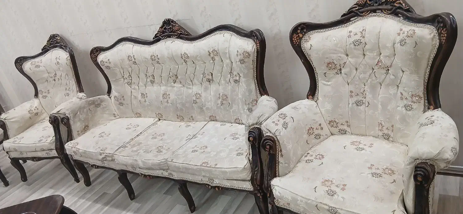 مبل سلطنتی|مبلمان خانگی و میز عسلی|خوی, |دیوار