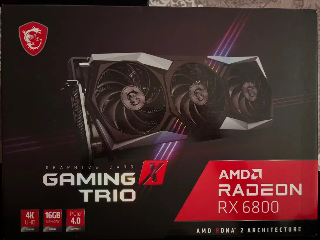 کارت گرافیک MSI RX 6800|قطعات و لوازم جانبی رایانه|اسلامشهر, باغ فیض|دیوار