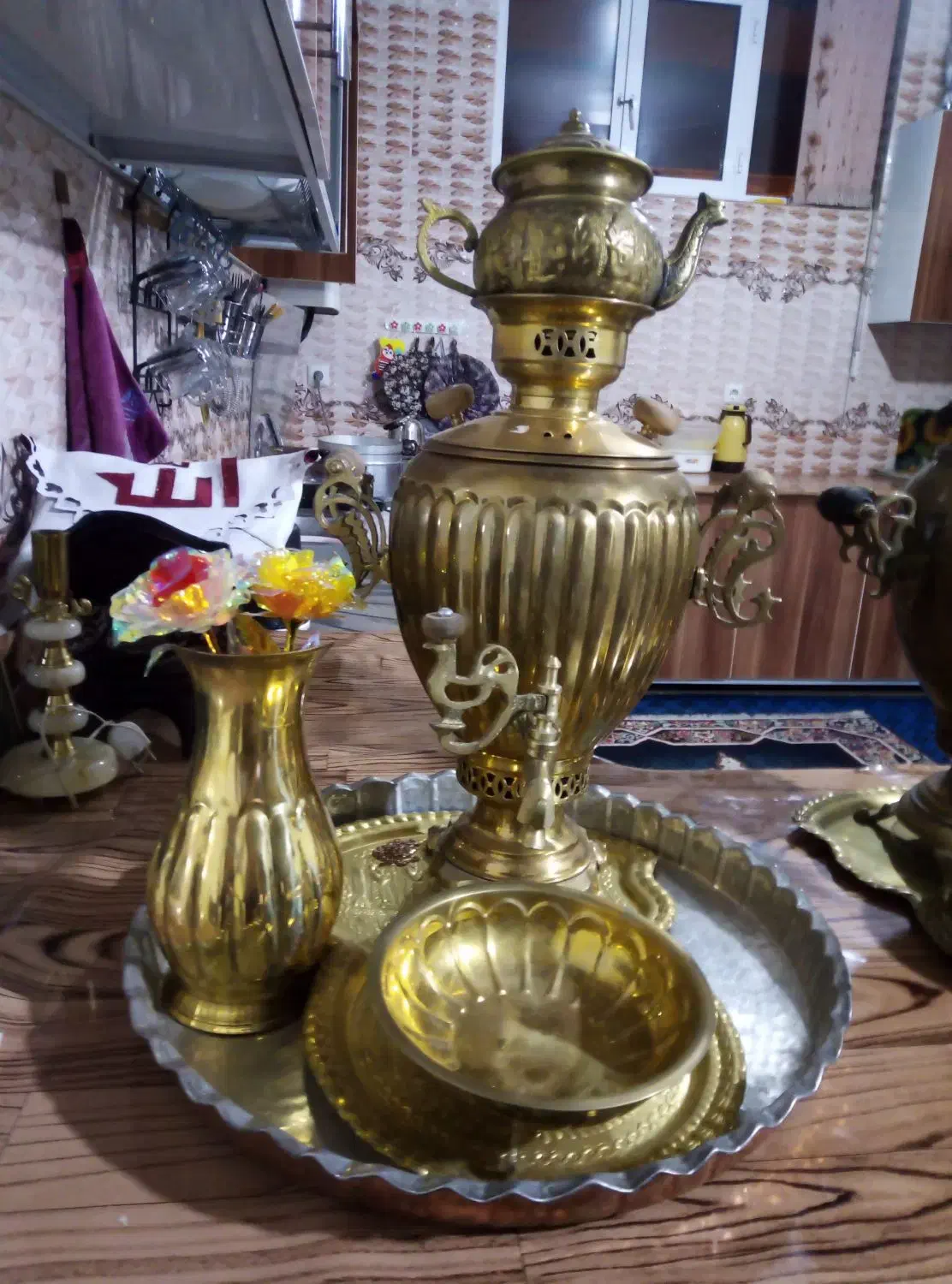 سماور برنجی|سماور، چای‌ساز، قهوه‌ساز|شهرکرد, |دیوار