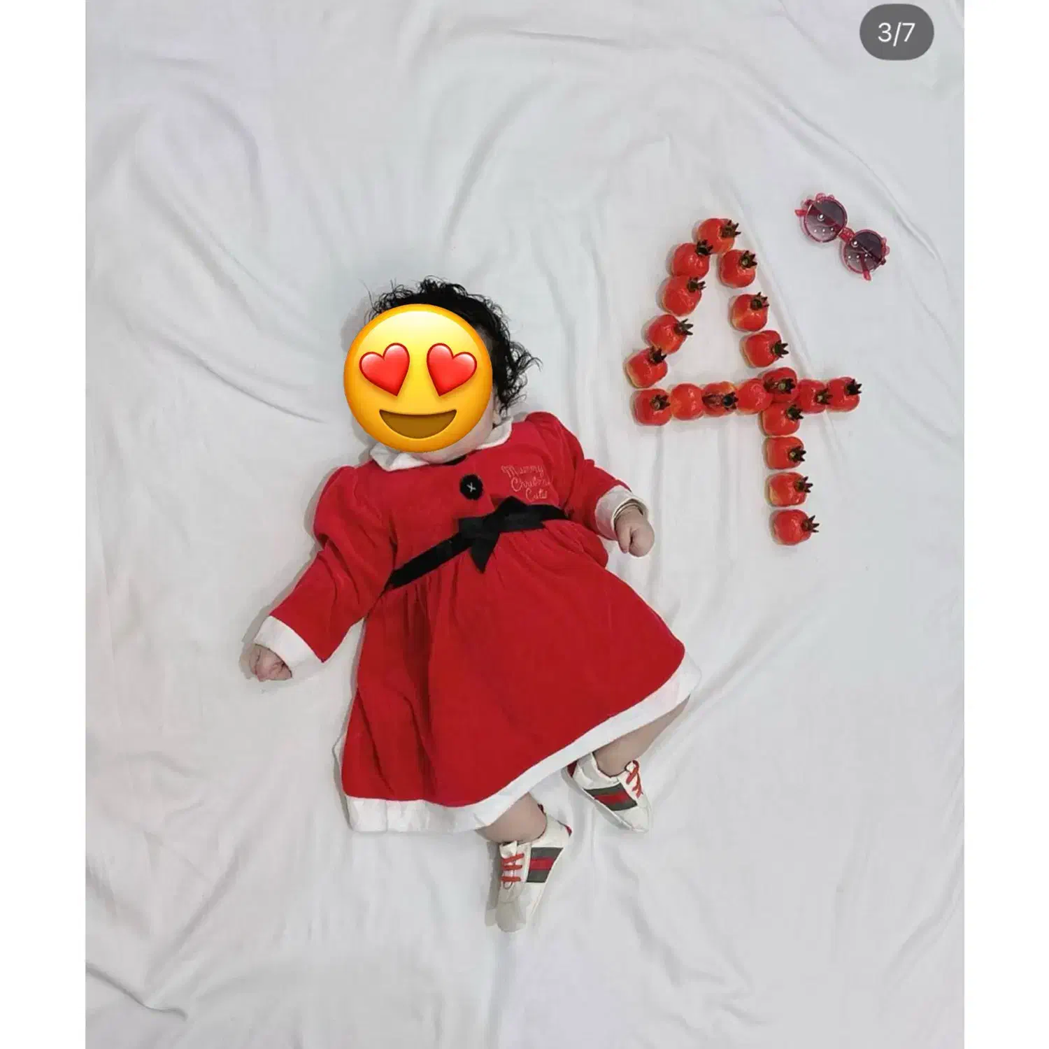 پیراهن دخترانه مخمل یلدایی|کفش و لباس بچه|ملایر, |دیوار